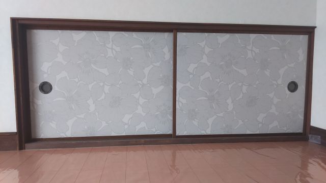 襖張替施工例 広島の内装リフォームはヒダカ ふすま 障子 クロス 壁紙などの内装工事